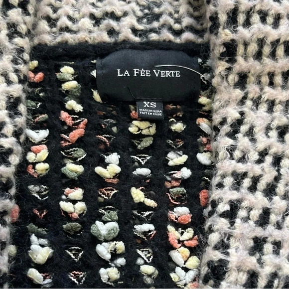 Anthropologie | La Fee Verte Open Confetti Shawled Cardigan - Picture 3 of 5